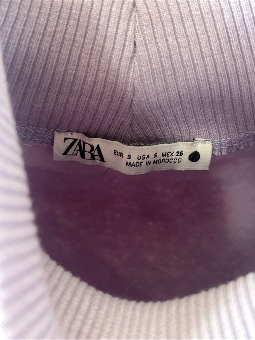 Zara Lilac Midi Dress with Turtleneck - Picture 2 of 2